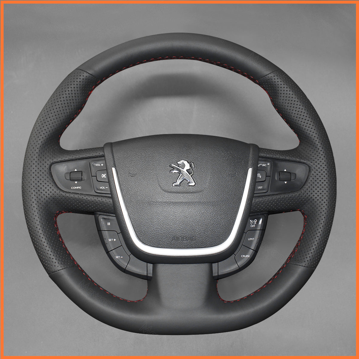 MEWANT Couvre Volant pour Peugeot 508 2011-2018 / 508 SW 2011-2018
