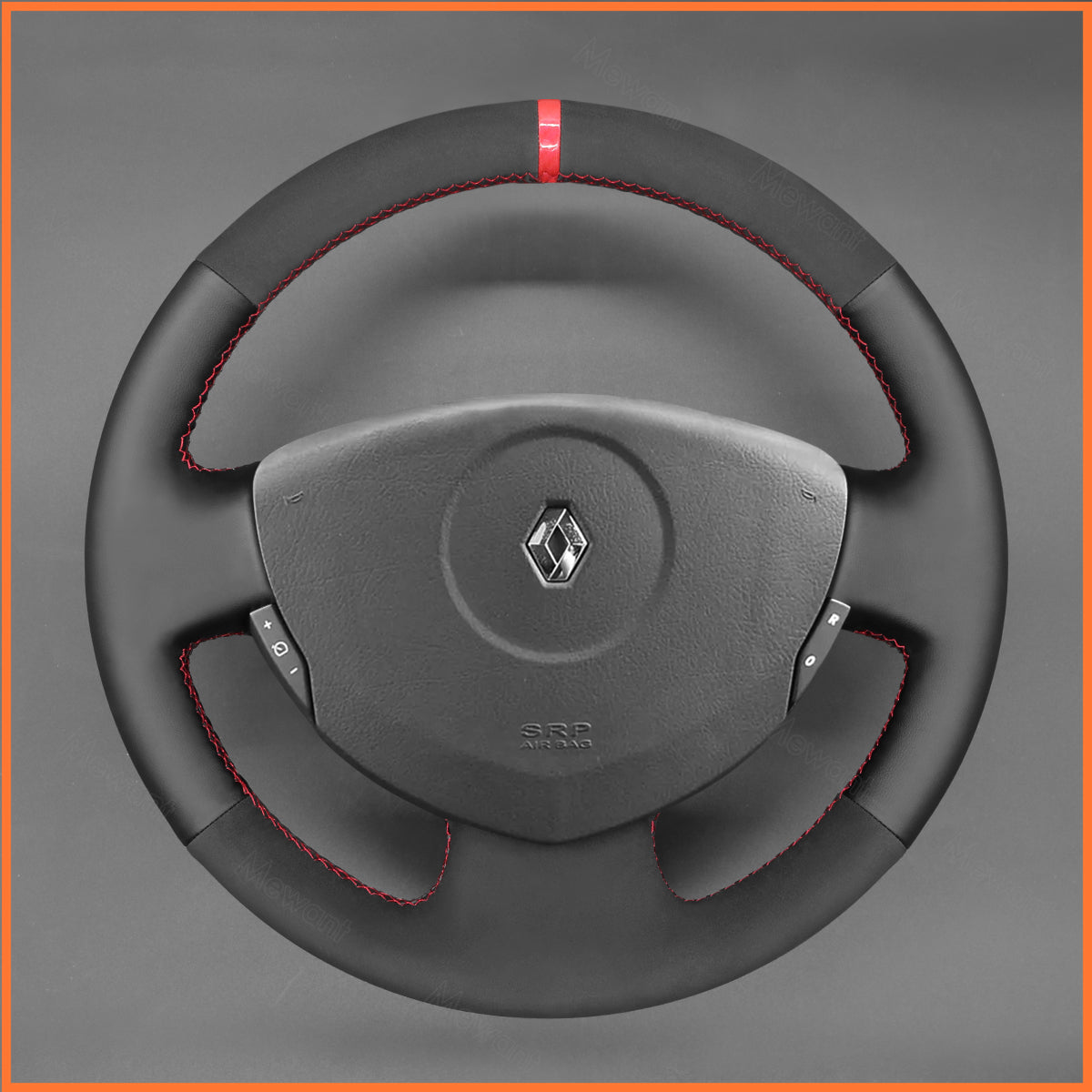 MEWANT Couvre Volant pour Renault Clio 2 2001-2008 / Twingo 2 2007-2014