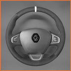 MEWANT Couvre Volant pour Renault Clio 4 (IV) 2016-2020 / Captur 2016-2020 / Kaptur 2016-2020