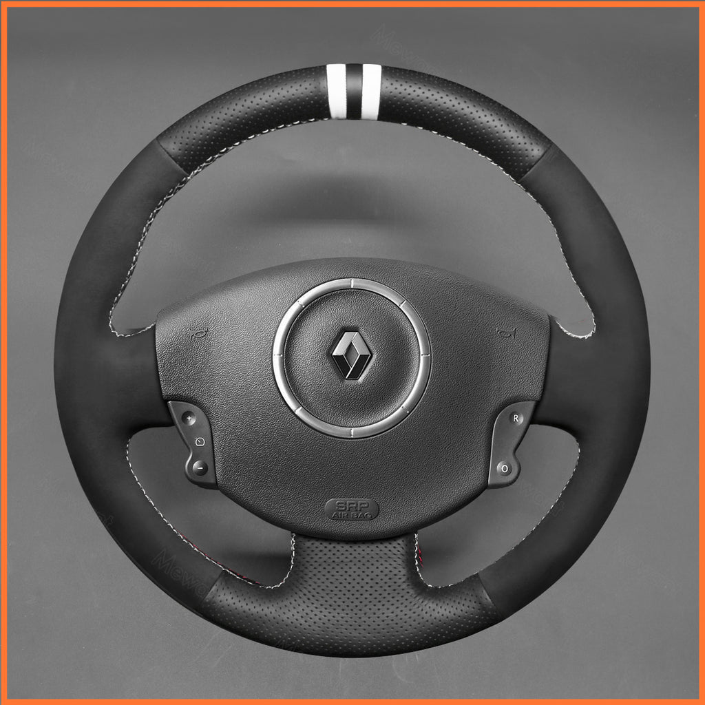 MEWANT Couvre Volant pour Renault Megane 2 2002-2009 / Scenic 2 (Grand Scenic) 2003-2009 / Kangoo 2 2008-2013