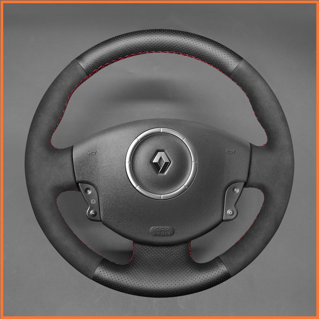MEWANT Couvre Volant pour Renault Megane 2 2002-2009 / Scenic 2 (Grand Scenic) 2003-2009 / Kangoo 2 2008-2013