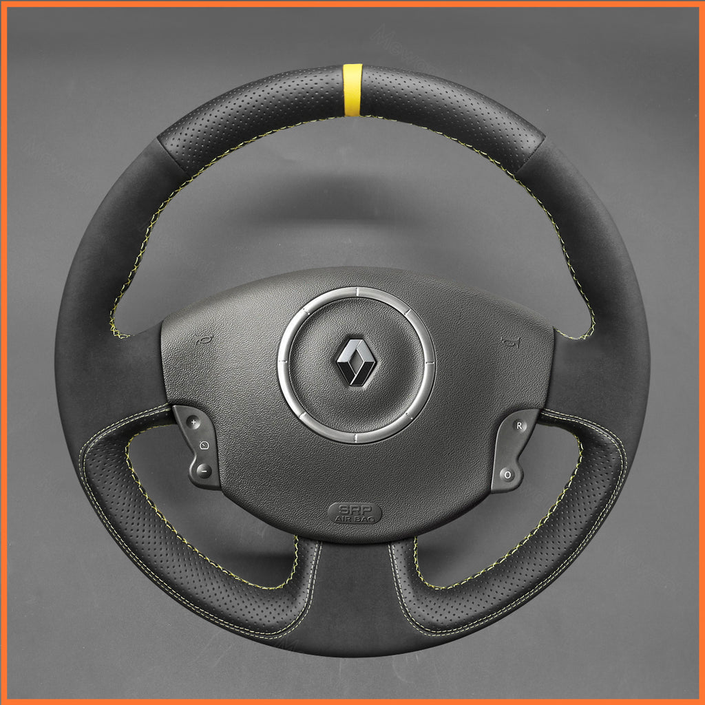 MEWANT Couvre Volant pour Renault Megane 2 2002-2009 / Scenic 2 (Grand Scenic) 2003-2009 / Kangoo 2 2008-2013