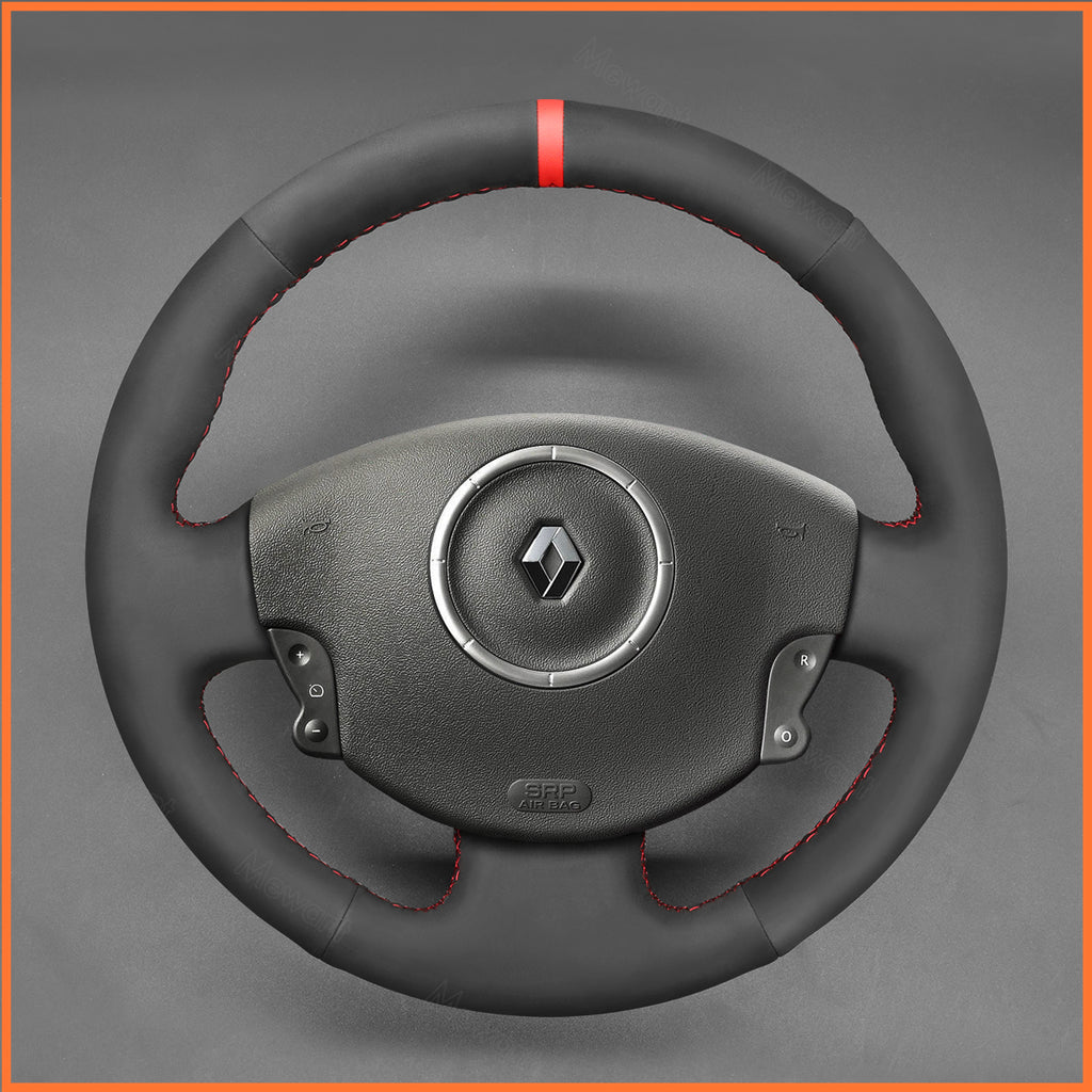 MEWANT Couvre Volant pour Renault Megane 2 2002-2009 / Scenic 2 (Grand Scenic) 2003-2009 / Kangoo 2 2008-2013
