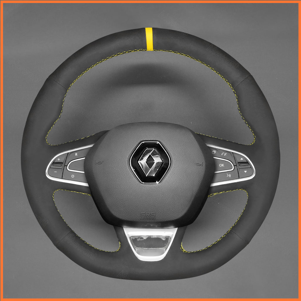 MEWANT Couvre Volant pour Renault Megane 4 Scenic 4 Kadjar Koleos Talisman Espace Renault Samsung QM6 SM6
