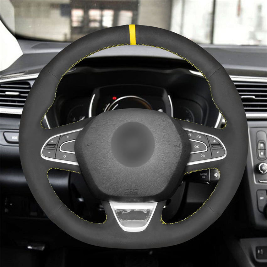MEWANT Couvre Volant pour Renault Megane 4 Scenic 4 Kadjar Koleos Talisman Espace Renault Samsung QM6 SM6