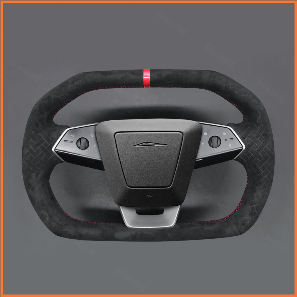 MEWANT Couvre Volant pour Tesla Cybertruck 2023-2025