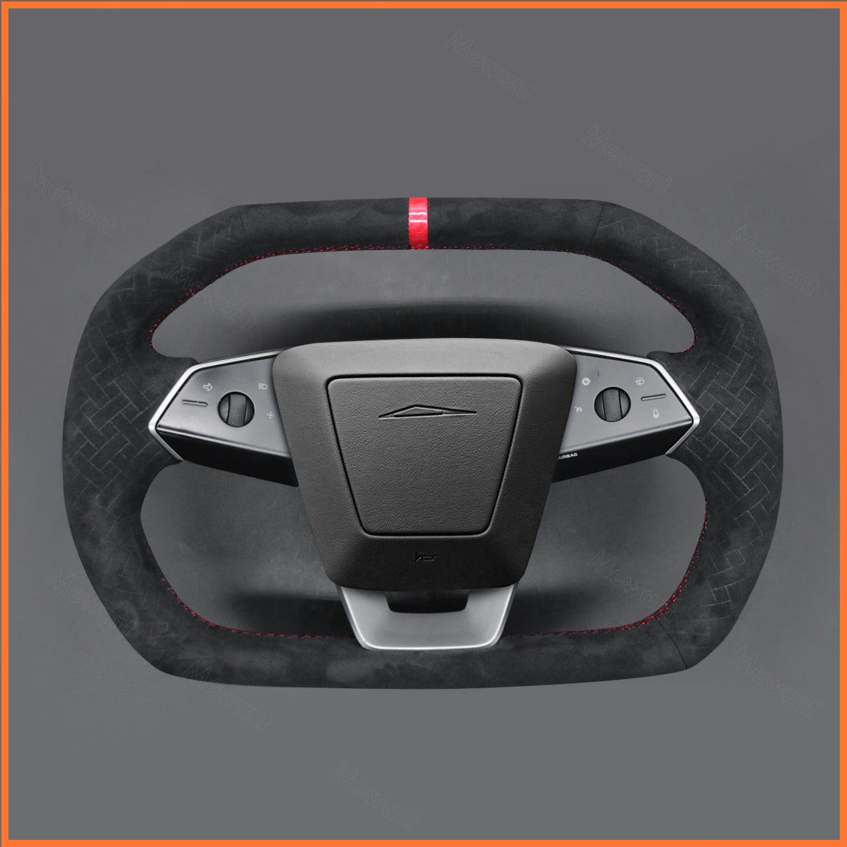 MEWANT Couvre Volant pour Tesla Cybertruck 2023-2025