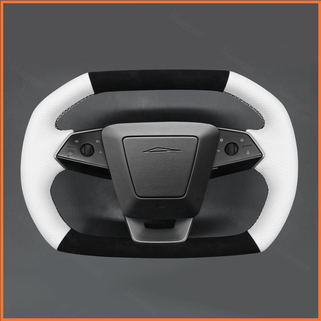 MEWANT Couvre Volant pour Tesla Cybertruck 2023-2025