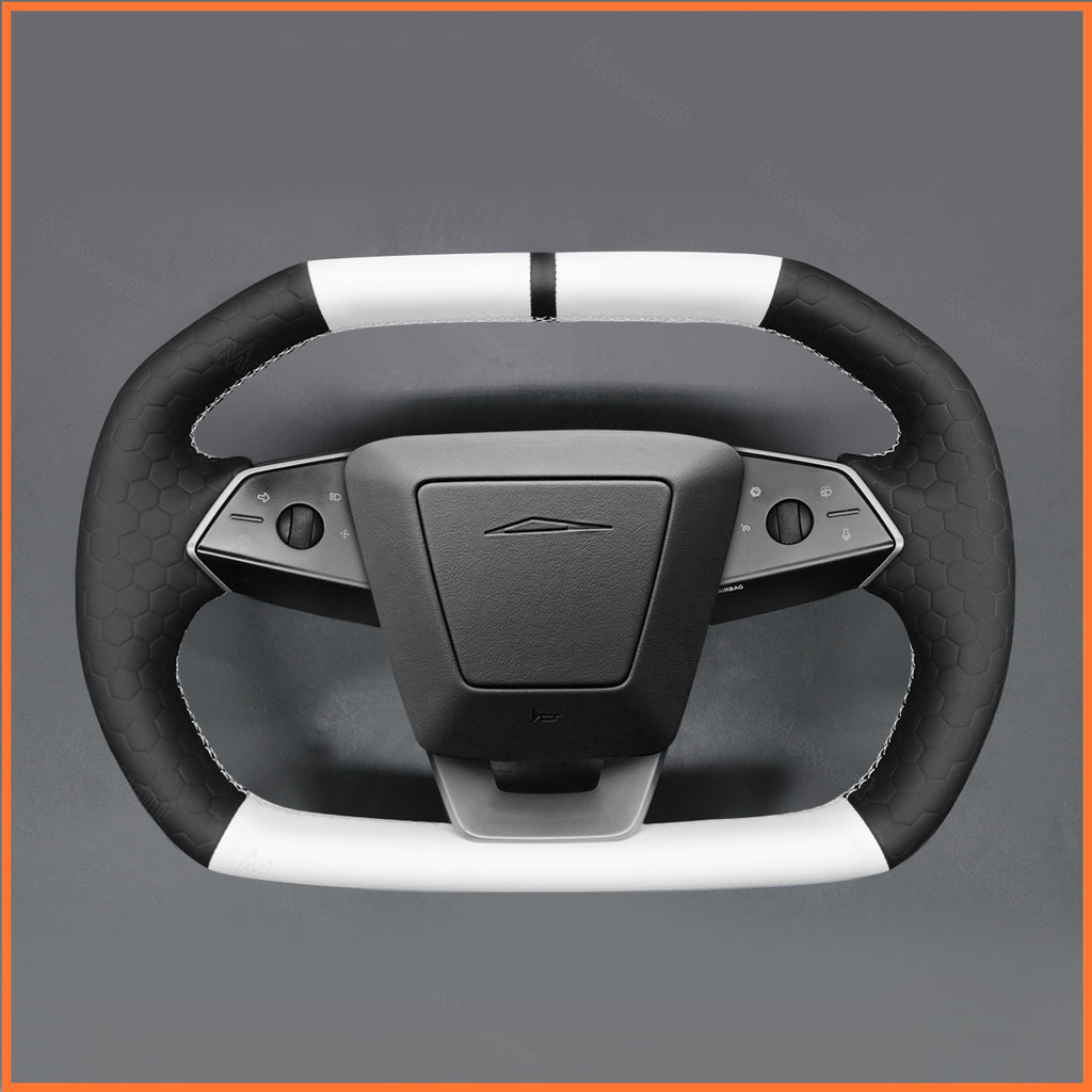 MEWANT Couvre Volant pour Tesla Cybertruck 2023-2025