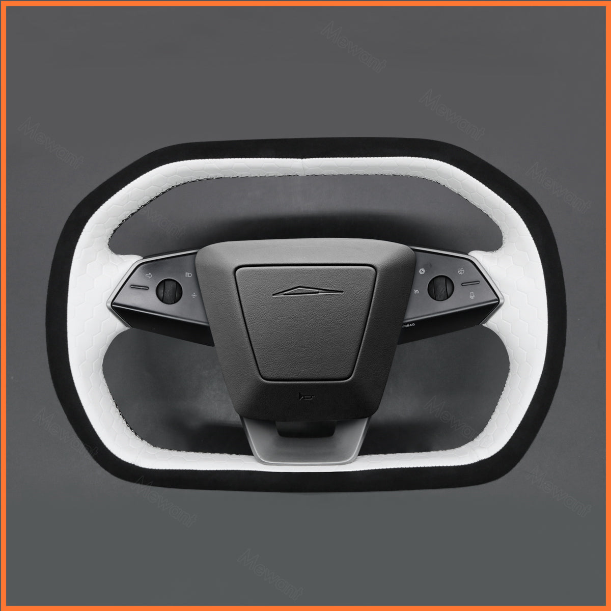 MEWANT Couvre Volant pour Tesla Cybertruck 2023-2025