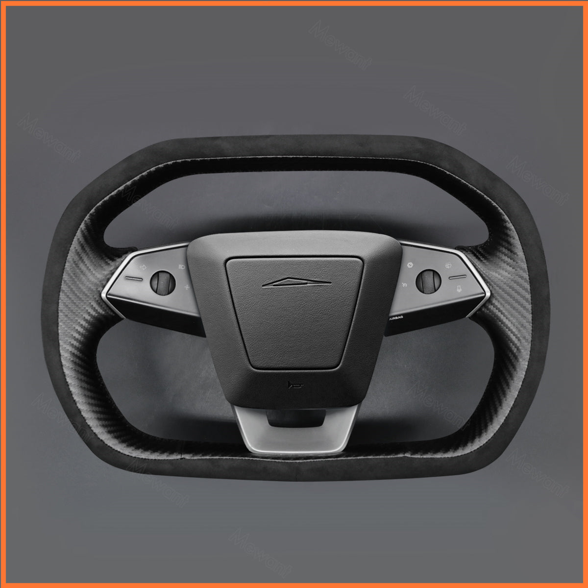 MEWANT Couvre Volant pour Tesla Cybertruck 2023-2025