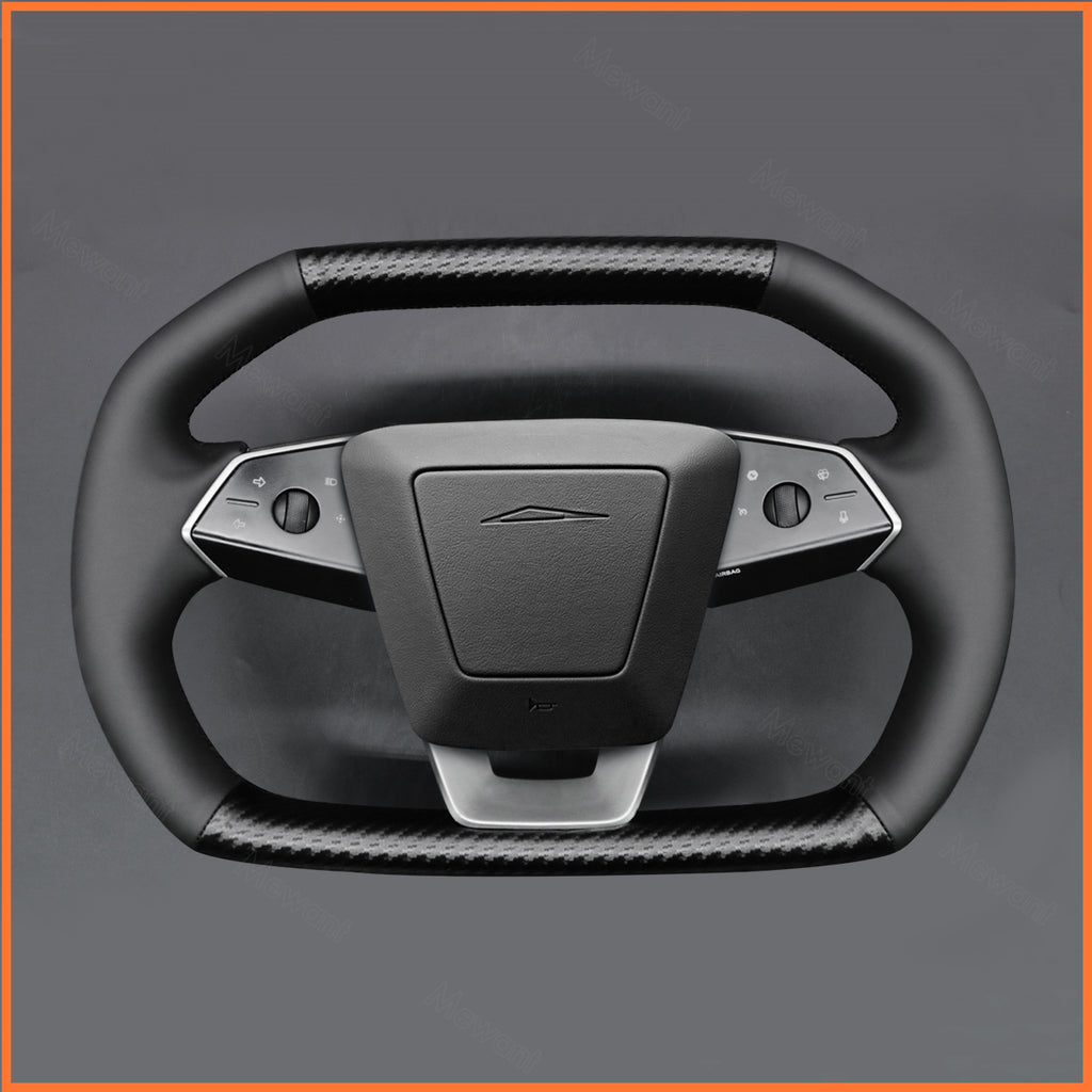 MEWANT Couvre Volant pour Tesla Cybertruck 2023-2025