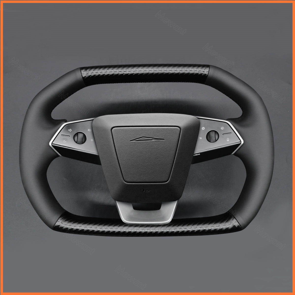 MEWANT Couvre Volant pour Tesla Cybertruck 2023-2025