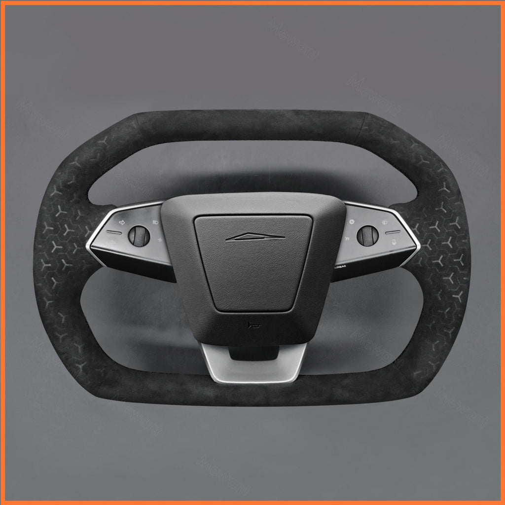 MEWANT Couvre Volant pour Tesla Cybertruck 2023-2025
