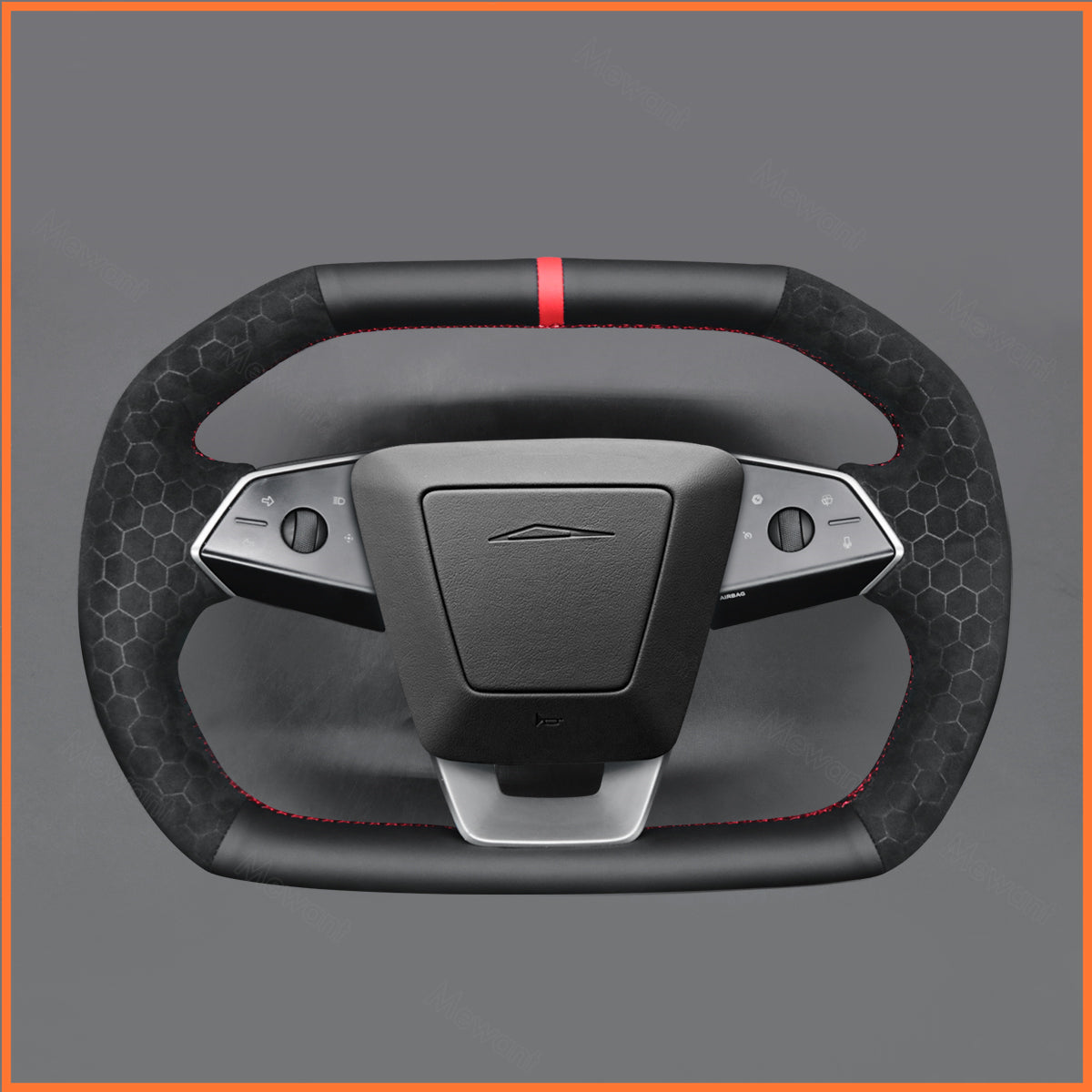 MEWANT Couvre Volant pour Tesla Cybertruck 2023-2025