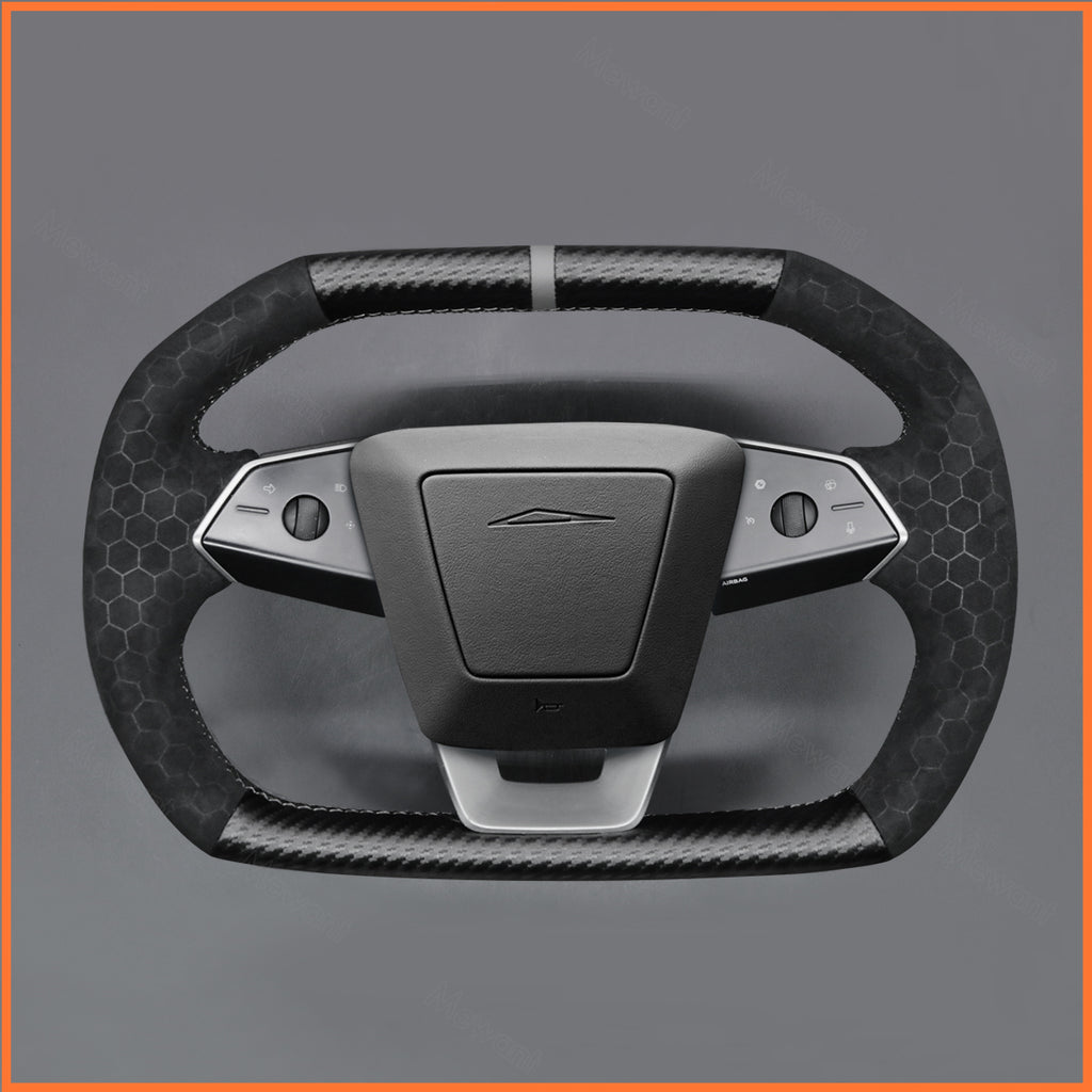 MEWANT Couvre Volant pour Tesla Cybertruck 2023-2025