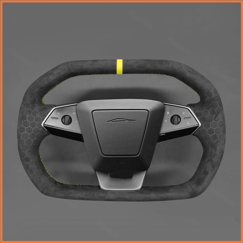 MEWANT Couvre Volant pour Tesla Cybertruck 2023-2025