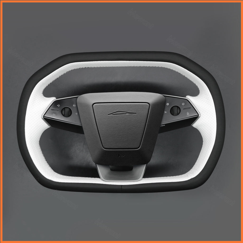 MEWANT Couvre Volant pour Tesla Cybertruck 2023-2025
