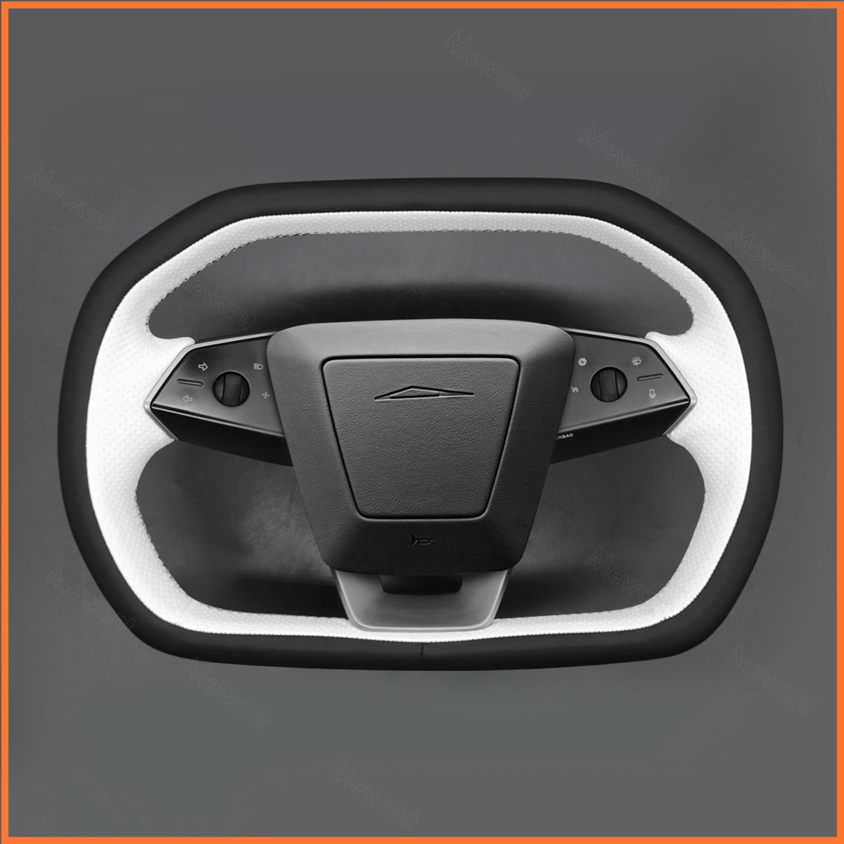 MEWANT Couvre Volant pour Tesla Cybertruck 2023-2025