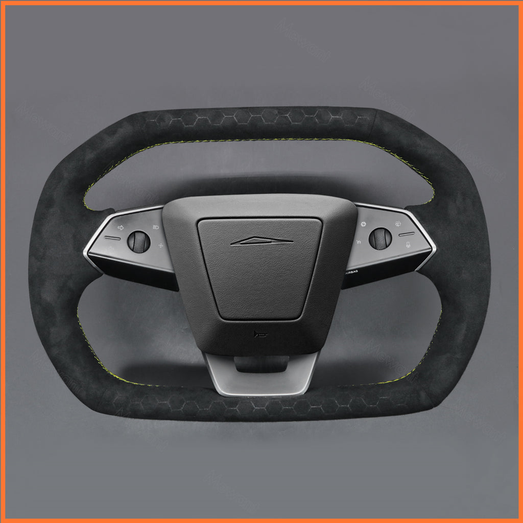MEWANT Couvre Volant pour Tesla Cybertruck 2023-2025