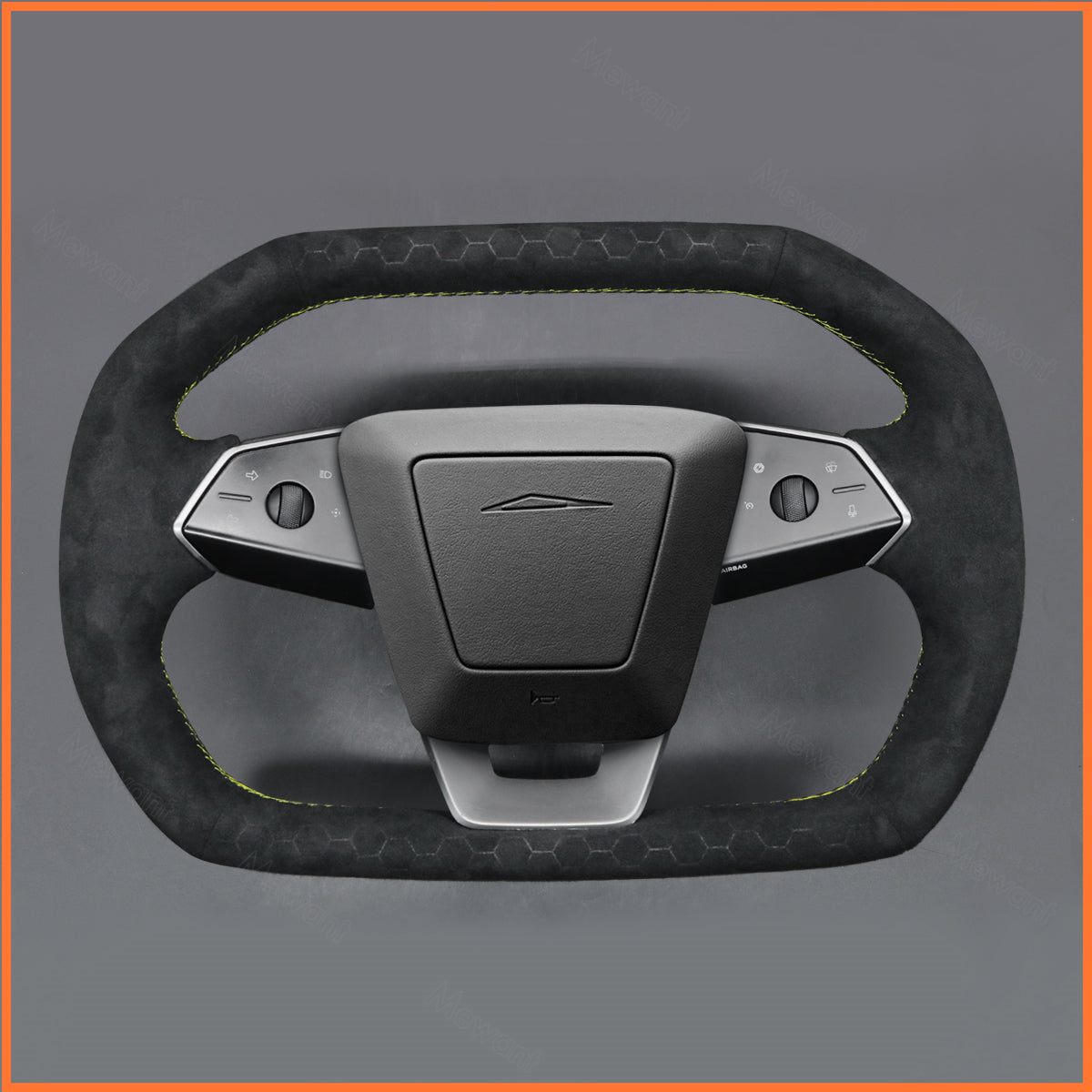 MEWANT Couvre Volant pour Tesla Cybertruck 2023-2025