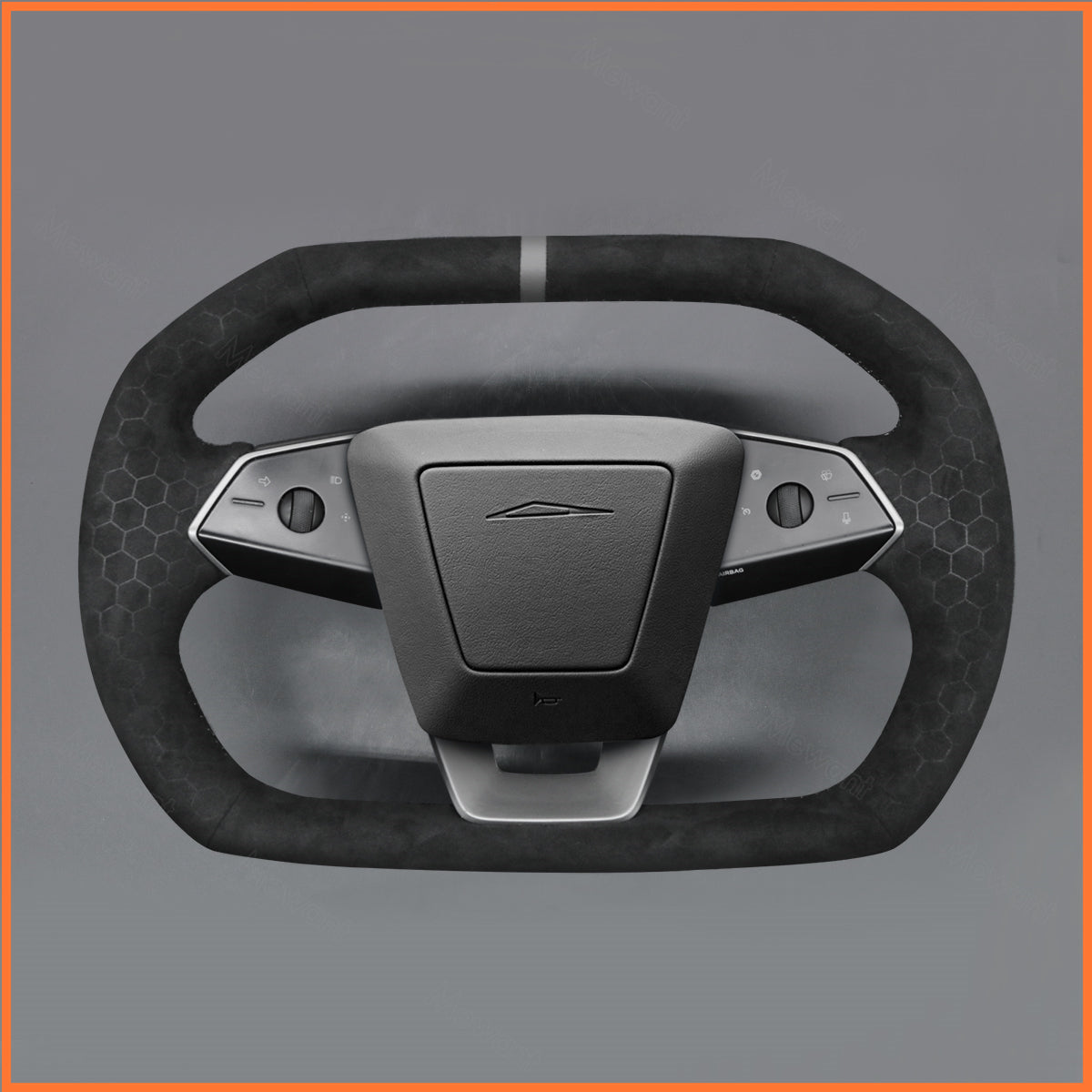 MEWANT Couvre Volant pour Tesla Cybertruck 2023-2025