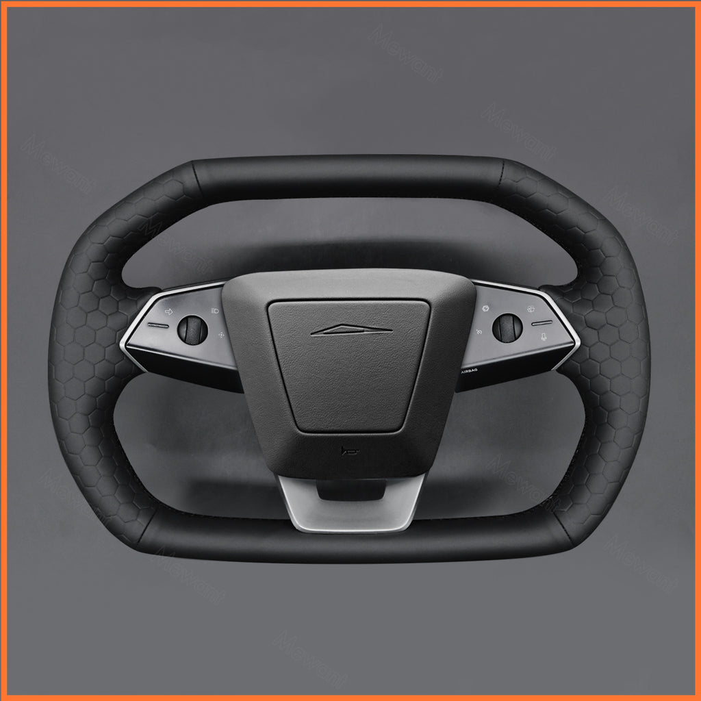 MEWANT Couvre Volant pour Tesla Cybertruck 2023-2025
