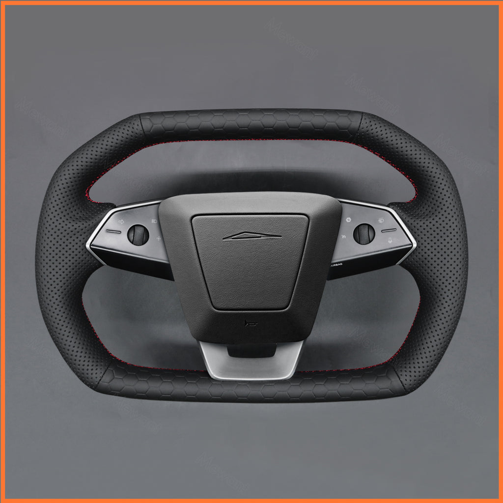 MEWANT Couvre Volant pour Tesla Cybertruck 2023-2025