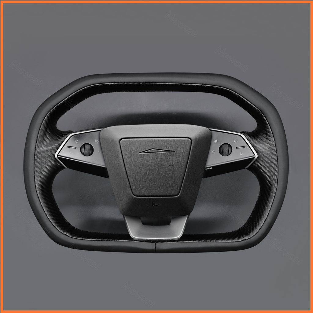 MEWANT Couvre Volant pour Tesla Cybertruck 2023-2025