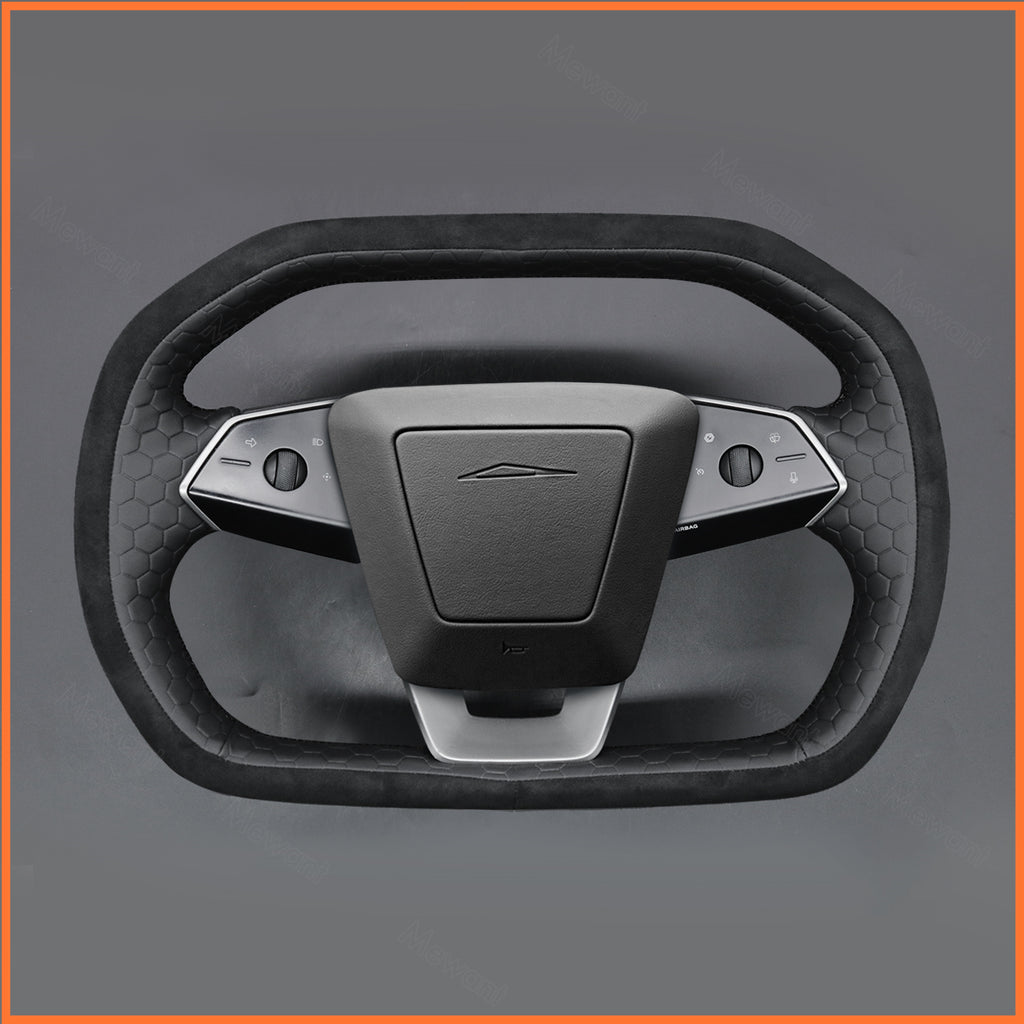 MEWANT Couvre Volant pour Tesla Cybertruck 2023-2025
