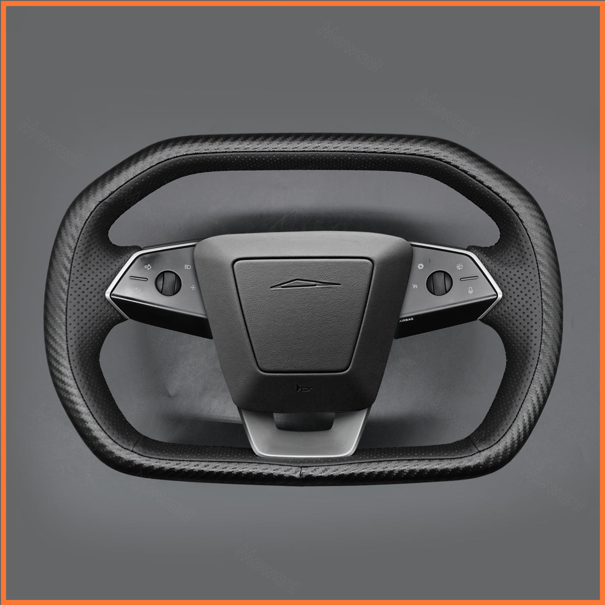 MEWANT Couvre Volant pour Tesla Cybertruck 2023-2025