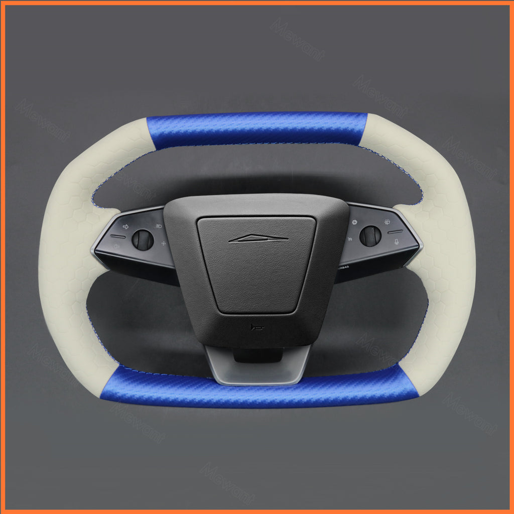MEWANT Couvre Volant pour Tesla Cybertruck 2023-2025
