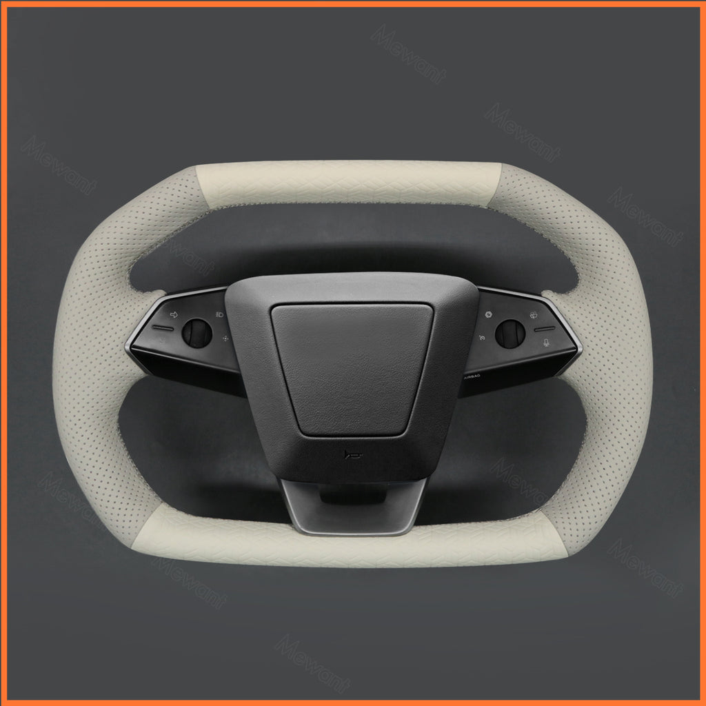 MEWANT Couvre Volant pour Tesla Cybertruck 2023-2025