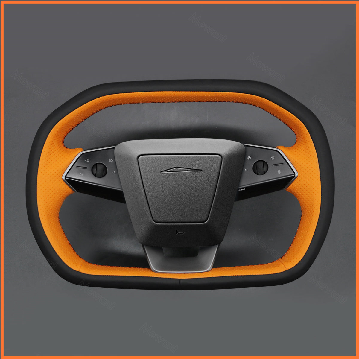 MEWANT Couvre Volant pour Tesla Cybertruck 2023-2025