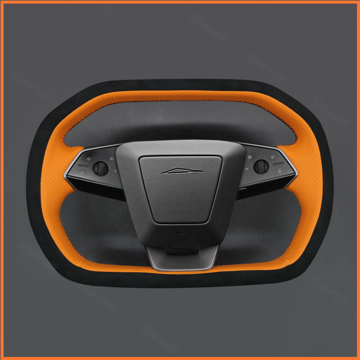 MEWANT Couvre Volant pour Tesla Cybertruck 2023-2025