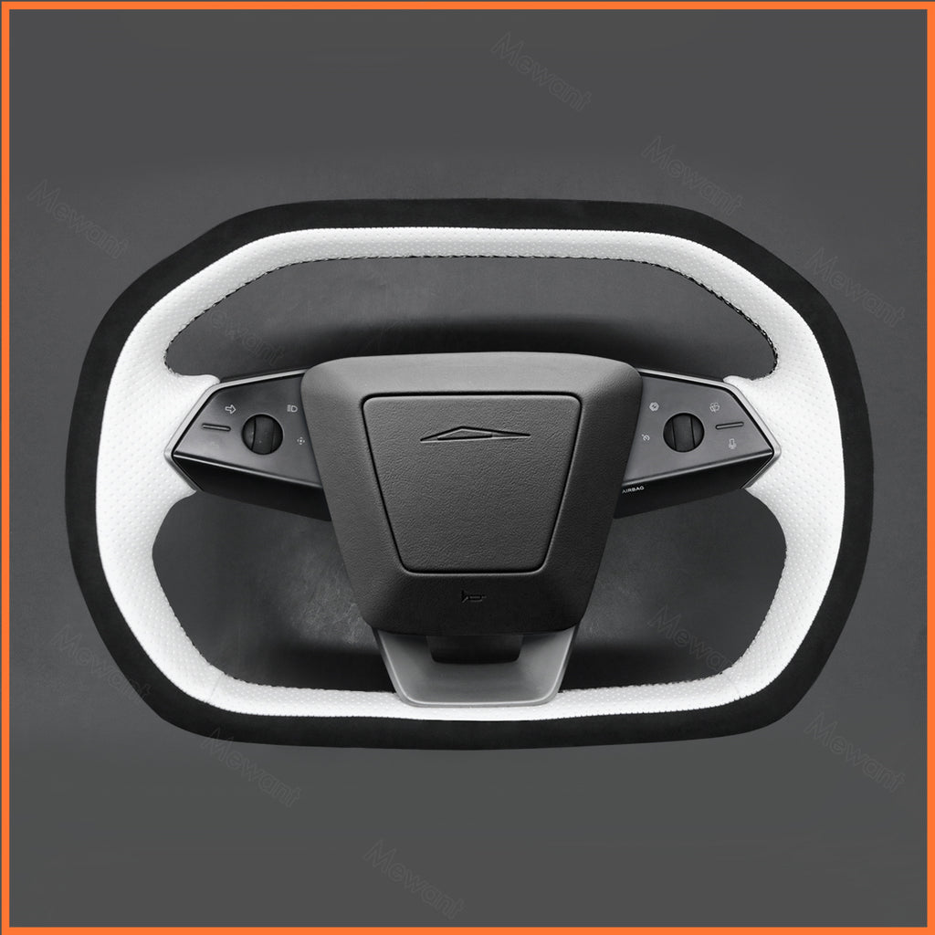 MEWANT Couvre Volant pour Tesla Cybertruck 2023-2025
