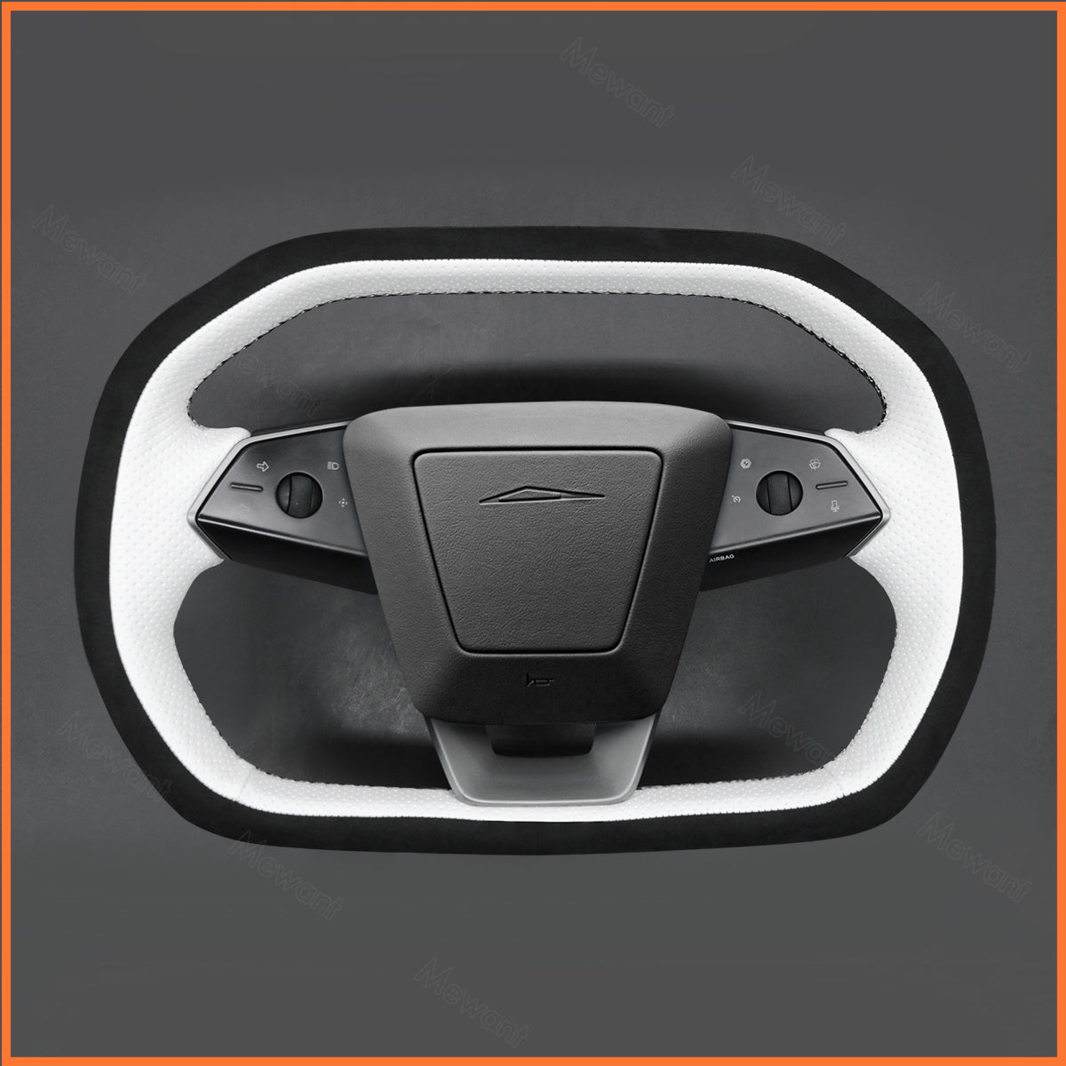 MEWANT Couvre Volant pour Tesla Cybertruck 2023-2025