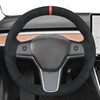 MEWANT Couvre Volant pour Tesla Model 3 2019-2023 Model Y 2021-2023