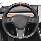 MEWANT Couvre Volant pour Tesla Model 3 2019-2023 Model Y 2021-2023