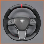 MEWANT Couvre Volant pour Tesla Model 3 2019-2023 / Model Y 2021-2023
