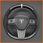 MEWANT Couvre Volant pour Tesla Model 3 2019-2023 / Model Y 2021-2023