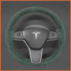 MEWANT Couvre Volant pour Tesla Model 3 2019-2023 / Model Y 2021-2023