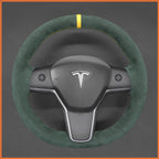 MEWANT Couvre Volant pour Tesla Model 3 2019-2023 / Model Y 2021-2023