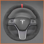 MEWANT Couvre Volant pour Tesla Model 3 2019-2023 / Model Y 2021-2023
