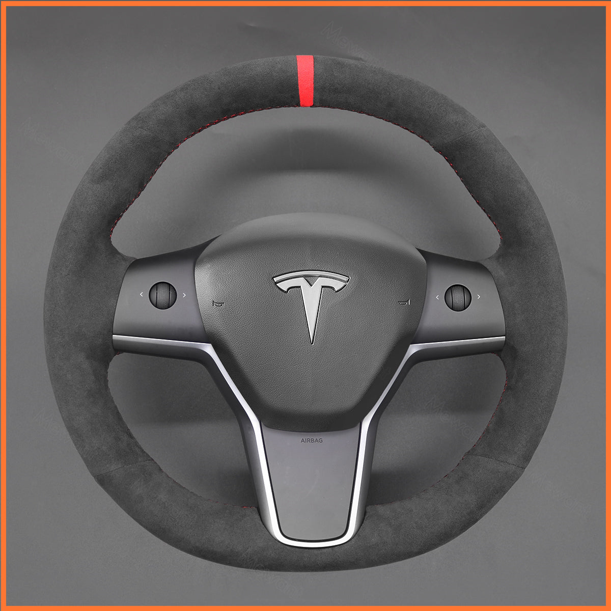 MEWANT Couvre Volant pour Tesla Model 3 2019-2023 / Model Y 2021-2023