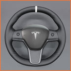 MEWANT Couvre Volant pour Tesla Model 3 2019-2023 / Model Y 2021-2023
