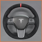 MEWANT Couvre Volant pour Tesla Model 3 2019-2023 / Model Y 2021-2023