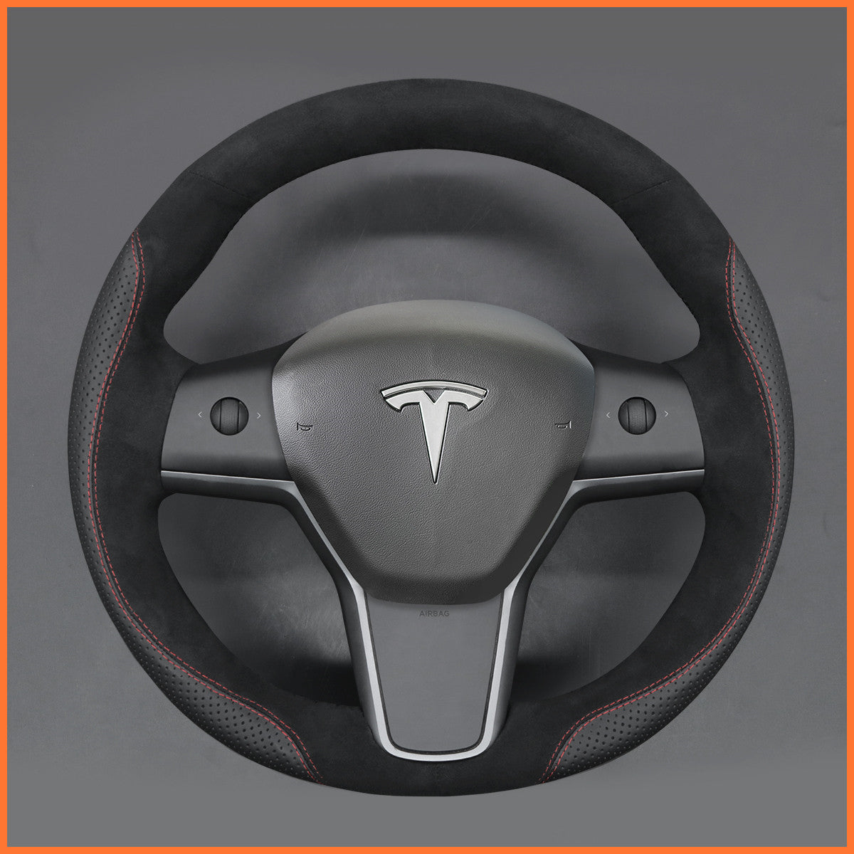 MEWANT Couvre Volant pour Tesla Model 3 2019-2023 / Model Y 2021-2023