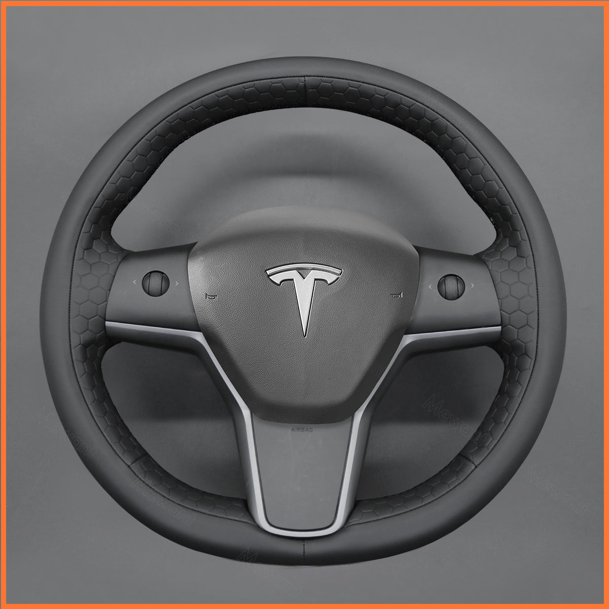 MEWANT Couvre Volant pour Tesla Model 3 2019-2023 / Model Y 2021-2023