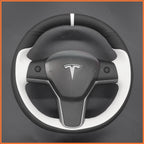 MEWANT Couvre Volant pour Tesla Model 3 2019-2023 / Model Y 2021-2023